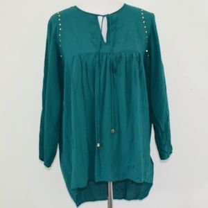 Michael Kors Green Top Large